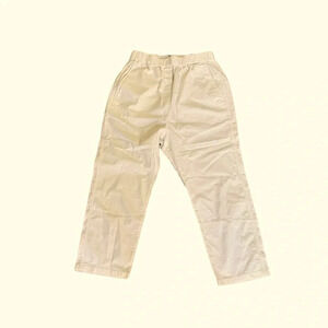 Pistola Bone Lainey Pants Cropped High Rise Pull on Cotton Sz S NWT